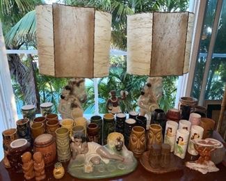 Ceramic tiki tumblers and more