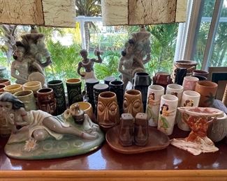 Ceramic tiki tumblers and more