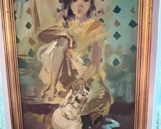 Jean Gaston Mantel, 1975, oil on canvas