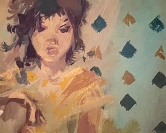 Jean Gaston Mantel, 1975, oil on canvas