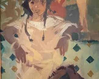 Jean Gaston Mantel, 1975, oil on canvas