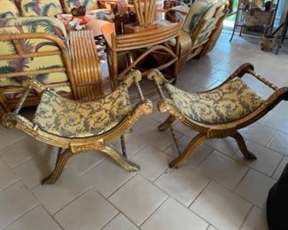 Antique window seats 