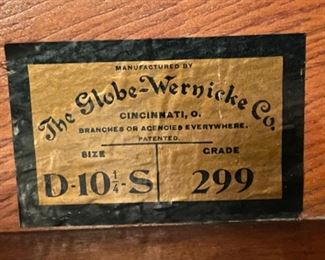 Globe Wernicke barrister bookcase 