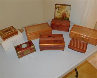 Vintage Boxes And Music Boxes
