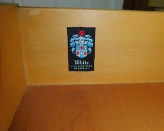 WHITE DRAWER INTERIOR LABEL