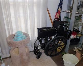 Cat Tower & Wheelchair