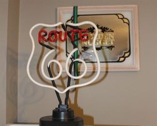 Route 66 neon light (one of two matching)