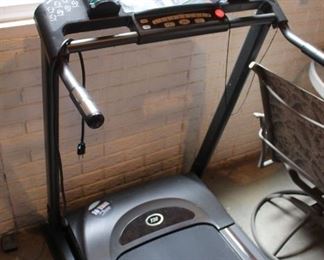 Treadmill folds and operates well