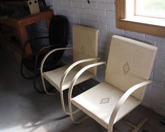Old metal chairs