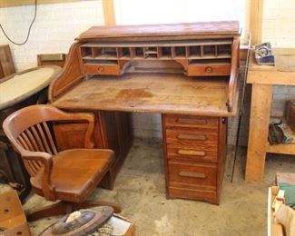 Another roll top desk - project - needing to be rebuilt