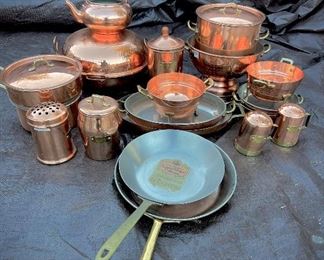 Vintage Copper Cookware.