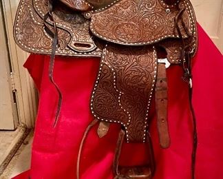 Vintage Horse Saddle