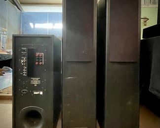 Cerwin Vega 300W Speakers and Subwoofer