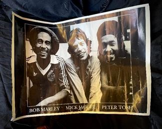 Mick Jagger, Bob Marley, Peter Tosh Poster