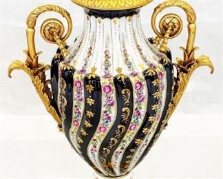 Sevres Manner Ormolu-Mounted Porcelain Urn