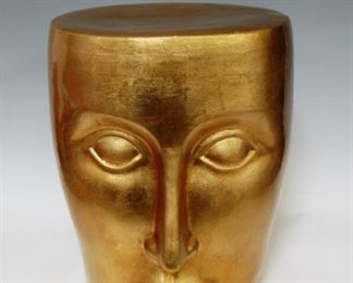 Ceramic Face Stool attributed to Phillippe Starck