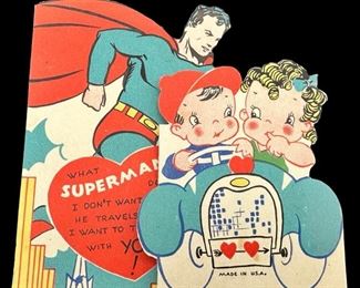 1940 Superman, Inc. Pop Up Valentine