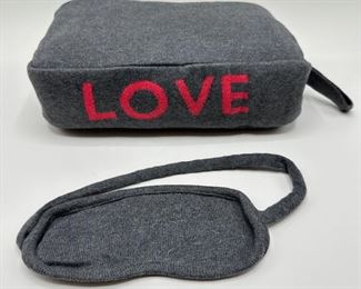 New Pink Lemonade Love Travel Blanket & Matching Sleep Mask, 100 Percent Cotton
Lot #: 52