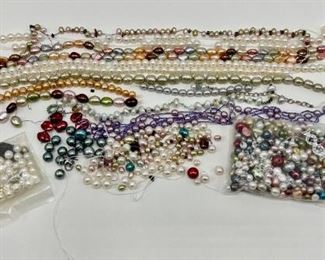 Hundreds Of Strung & Loose Fresh Water Pearls
Lot #: 71