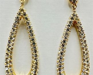 Faux Diamond Teardrop Earrings Purchased At Neiman Marcus
Lot #: 81