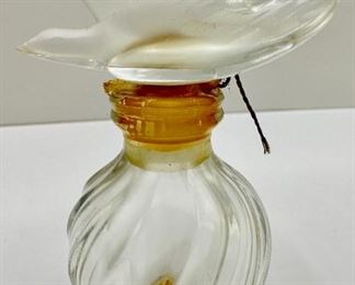 Vintage Lalique Crystal Livre De Temps Perfume Bottle With Butterfly Lid
Lot #: 53