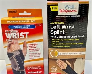 2 New In Box Wrist Braces By Mueller & Walgreens
Lot #: 115