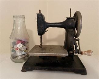 Antique Sewing Machine - child size