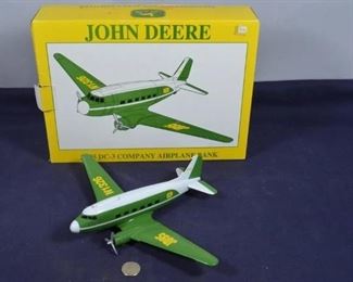 John Deere die cast airplane