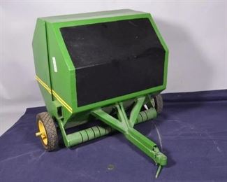 John Deere large round baler made to be pulled by a pedal tractor
