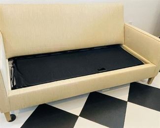 1_____$600 
Sofa bed cream from Luxe
76"Lx 39"Dx37T