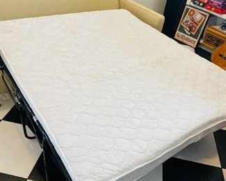 1_____$600 
Sofa bed cream from Luxe
76"Lx 39"Dx37T