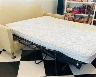 1_____$600 
Sofa bed cream from Luxe
76"Lx 39"Dx37T