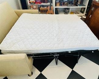 1_____$600 
Sofa bed cream from Luxe
76"Lx 39"Dx37T