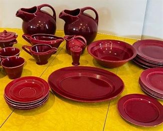 5_____$325 
Harlequin Maroon 31 pieces&nbsp;