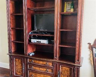 _____NOW 25% OFF so $750 instead $1,000 
&nbsp;Bookcase / cabinet by Hooker 
76Wx 22Dx 92T
