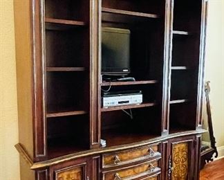 _____NOW 25% OFF so $750 instead $1,000 
&nbsp;Bookcase / cabinet by Hooker 
76Wx 22Dx 92T
