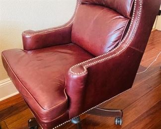 _____NOW $340 - 25% off $450 
Leather desk chair 41Tx 17 1/2"Wx 19'D NOW $315
