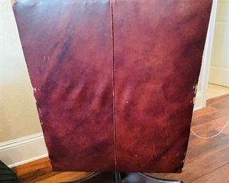 _____NOW $340 - 25% off $450 
Leather desk chair 41Tx 17 1/2"Wx 19'D