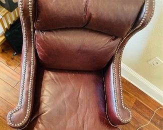 _____NOW $340 - 25% off $450 
Leather desk chair 41Tx 17 1/2"Wx 19'D