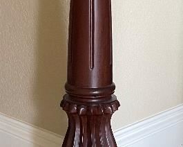_____Take 50% off the $50 
Wood pedestal 30x11