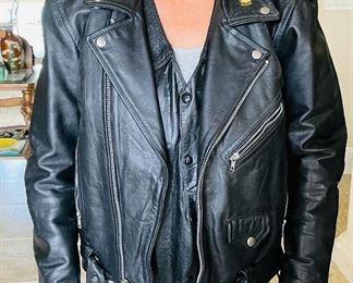 _____Take 50% off the $120 
Highway One leather jacket & vest SZ S