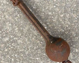 _____$350 
Cast iron railroad bell 12"W x 11T&nbsp;