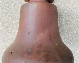 _____$350 
Cast iron railroad bell 12"W x 11T&nbsp;