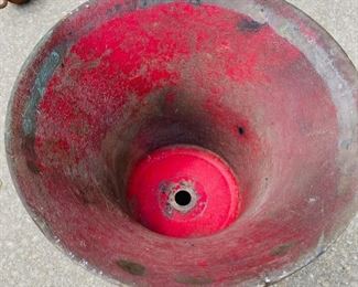 _____$350 
Cast iron railroad bell 12"W x 11T&nbsp;