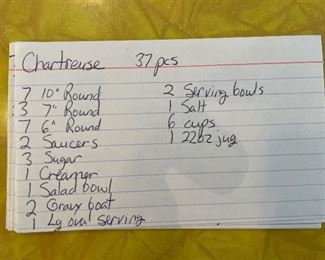 NOW $320 was $400 Homer Laughlin Harlequin Chartreuse dishes 37 pieces