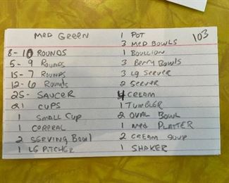 12_____NOW $1,200 was $1,500 
Harlequin Yellow - 156 pieces