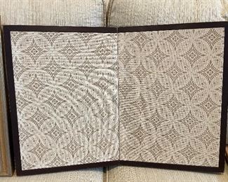 _____NOW 50% off the $100 
Smaller oriental screen with two silk framed