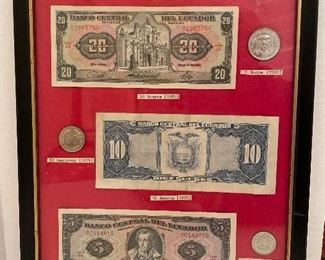 K_____BUY Collection at 1/2 OFF FOR $410 the tags $26
Ecuador currency set