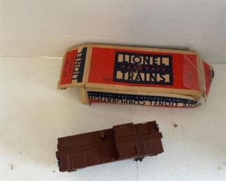 _____$1,000 
Early vintage Lionel train and tracks c.1930's
