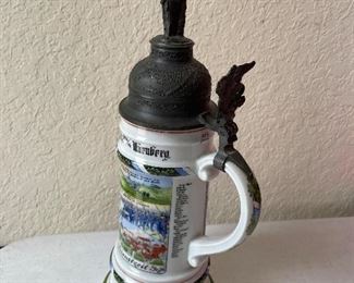 _____NOW 50% off the $40 
German stein - 12" tall to finial 